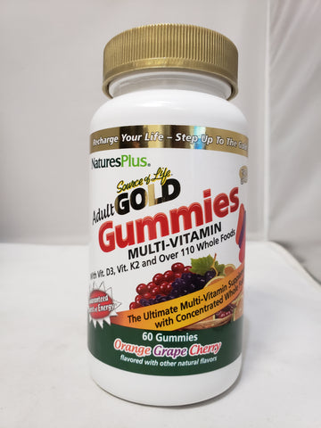 NaturesPlus Source of Life® Adult GOLD Multi-Vitamin Gummies 60 Gummies