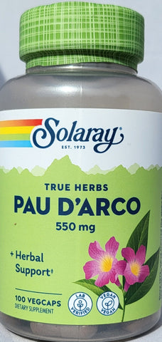 Solaray Pau D'Arco 550mg 100 VegCaps
