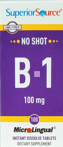 Superior Source B-1 100 mg 100 MicroLingual tablets