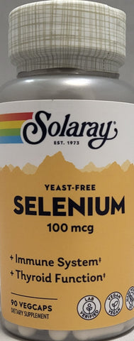 Solaray Selenium 100 mcg, Yeast-Free  90 VegiCaps