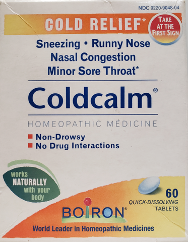 Boiron Coldcalm 60 Quick-Dissolving Tablets