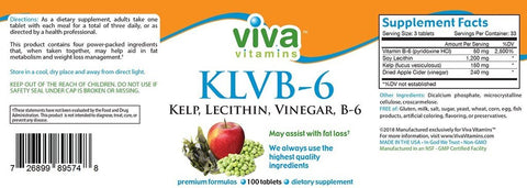Viva KLVB-6 100 tablets