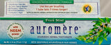 Auromere Fresh Mint Ayurvedic Toothpaste  4.16 oz