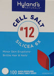 Hyland's Cell Salts #12 Silicea 6X  100 Single Tablet Doses