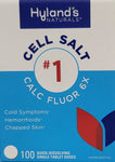 Hyland's Cell Salts #1 Calcarea Fluorica 6X  100 Single Tablet Doses