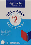 Hyland's Cell Salts #2 Calcarea Phosphorica 6X  100 Single Tablet Doses