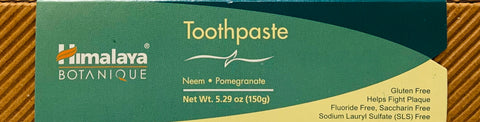 Himalaya Neem & Pomegranate Toothpaste  5.29 oz