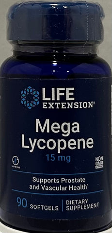 Life Extension Mega Lycopene 15mg 90 softgels