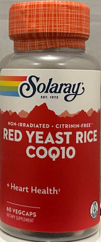 Solaray Red Yeast Rice CoQ-10  60 VegCaps
