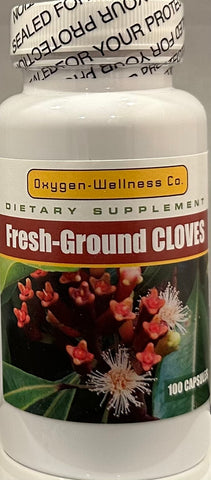 Oxygen Wellness Cloves (Fresh Ground) 100 Capsules