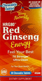 Terry Naturally Red Ginseng Energy  30 Easy Chew Tablets