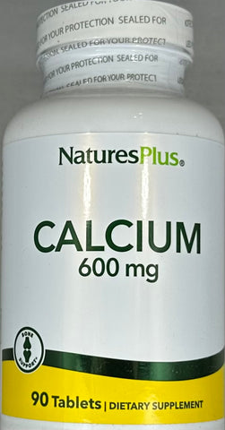 NaturesPlus Calcium 600 mg  90 Tablets
