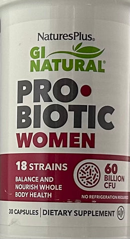 NaturesPlus GI Natural™ Pro•Biotic Women  30 Capsules