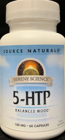 Source Naturals 5-HTP 100 mg  60 Capsules