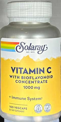 Solaray Vitamin C with Rose Hips, Acerola & Bioflavonoids 1000mg