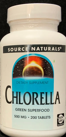 Source Naturals Chlorella 500 mg  200 Tablets