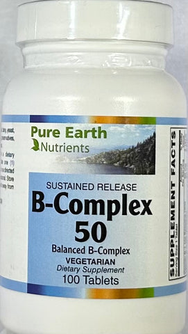 Pure Earth Nutrients B-Complex 50