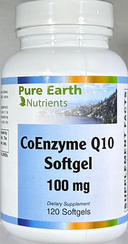 Pure Earth Nutrients CoEnzyme Q10 100mg