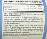 Pure Earth Nutrients Vitamin D-3 1,000 IU