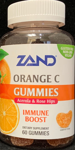Zand® Orange C Gummies Acerola & Rose Hips  60 Gummies