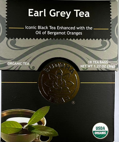 Buddha Teas Organic Earl Grey Tea  18 Tea Bags