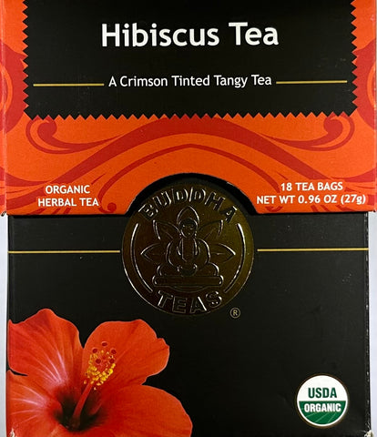 Buddha Teas Organic Hibiscus Tea  18 Tea Bags