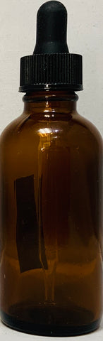 Empty Glass Dropper Bottle  2 oz