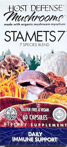 Host Defense Mushroom Stamets 7® 60 Vegetarian Capsules