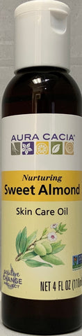 Aura Cacia Sweet Almond Skin Care Oil 4 fl oz