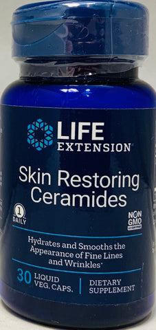 Life Extension Skin Restoring Ceramides  30 liquid vege caps