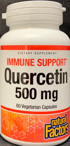 Natural Factors Quercetin 500 mg  60 vegetarian Capsules