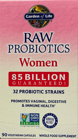 Garden of Life Raw Probiotics Women  90 Vegetarian Capsules
