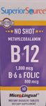 Superior Source B-12 B-6 & Folic Acid